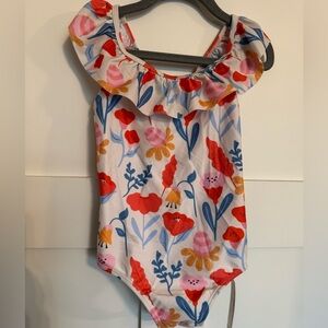 Angel Season Floral Ruffle One-Piece Swimsuit - Multicolor Floral